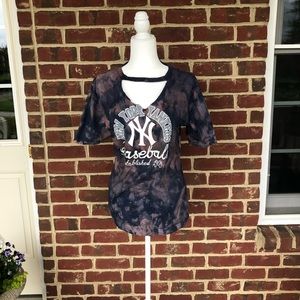 New York Yankees Baseball V-Cut Tee